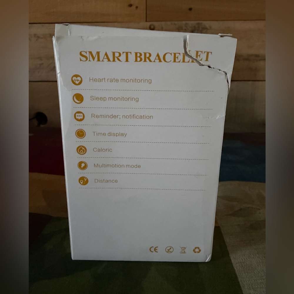 Smart Bracelet, Health, Sport, Heart Rate New In Box - Picture 3 of 3